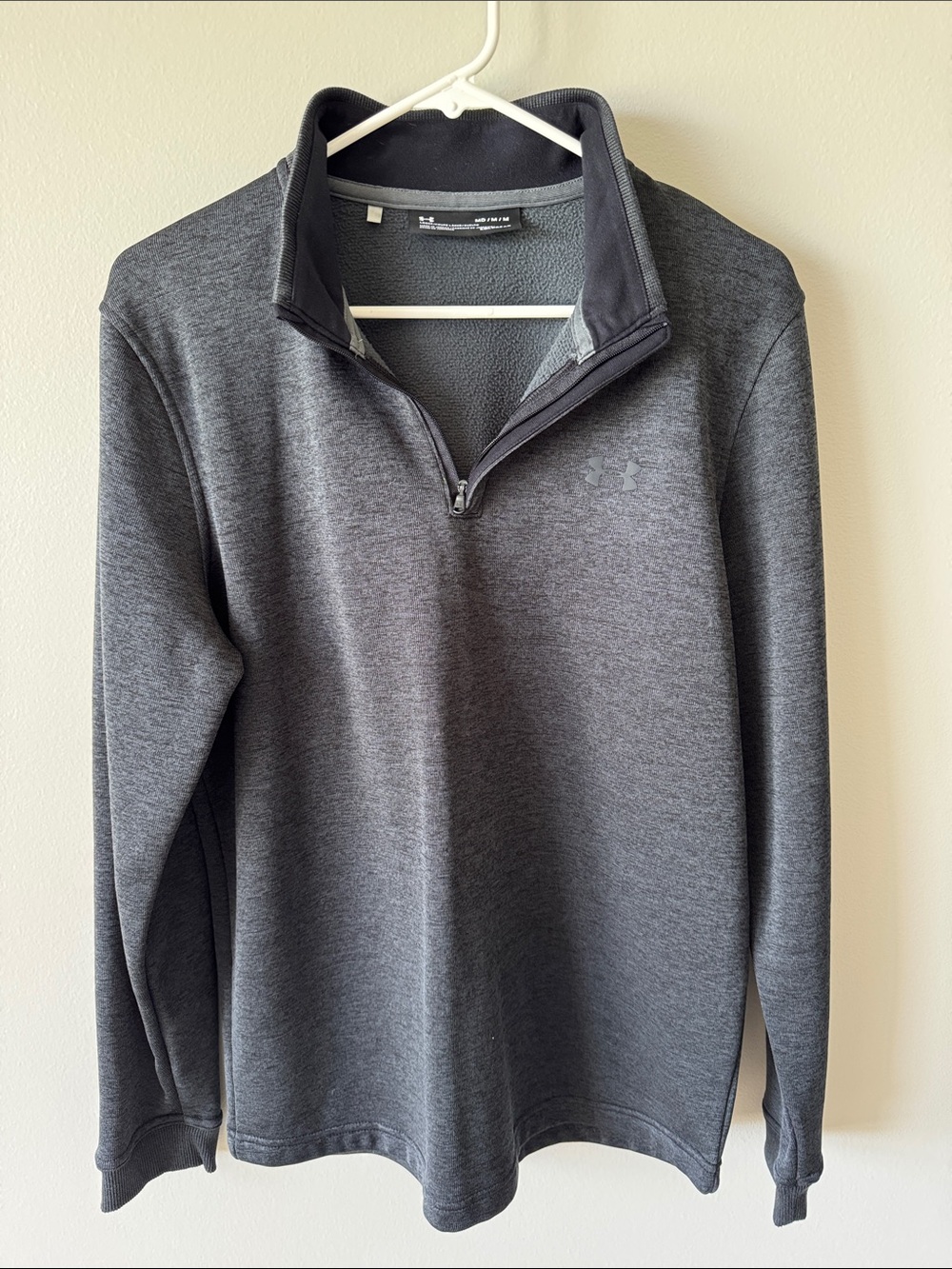 Under Armour Men's Charcoal Quarter-Zip Performance Pullover